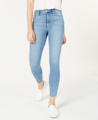 Joe's Jeans - The Charlie Embellished Ankle Skinny Jeans