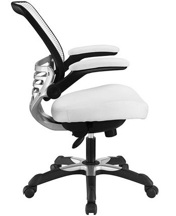 Modway - Edge Vinyl Office Chair in White