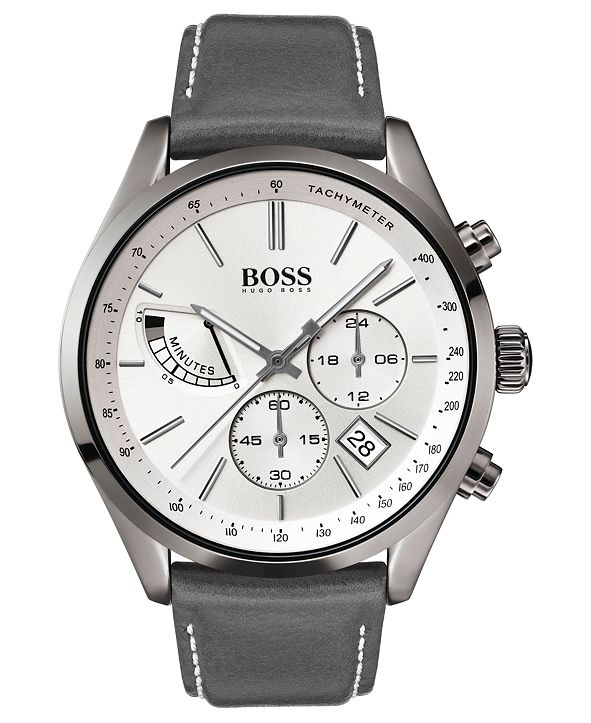 hugo boss mens grand prix chronograph watch
