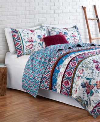 Eiffel Reversible 3-Pc. Quilt Set