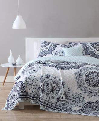 VCNY Home - Kaya Reversible 4-Pc. Medallion Twin XL Quilt Set