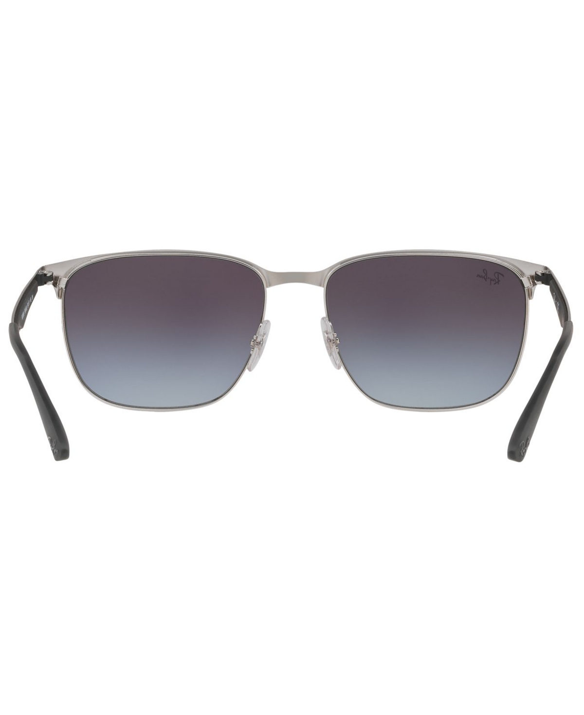 Ray Ban Sunglasses, Rb3569 In Silver Top Black,grey Gradient Dark Gr