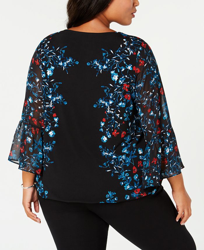 Alfani Lace Bubble Top Size XXL