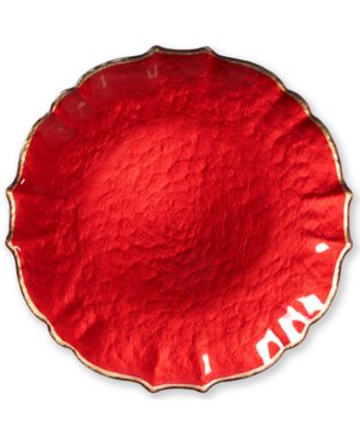 Pastel Glass Collection Service Plate/Charger