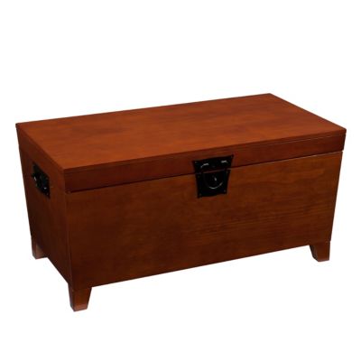 Southern Enterprises - Pyramid Trunk Cocktail Table, Quick Ship