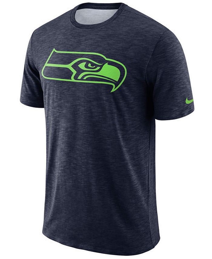 Nike Men's Seattle Seahawks Dri-FIT Cotton Slub On-Field T-Shirt - Macy's