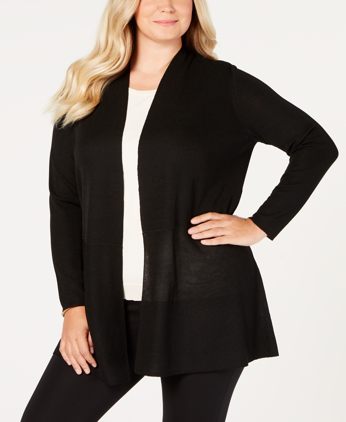 Anne klein black cardigan store