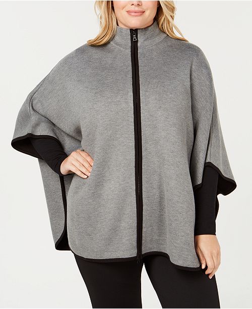 Anne Klein Plus Size Cape Jacket Reviews Jackets Blazers