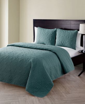 Caroline Embossed 3-Pc. Quilt Set, Full/Queen