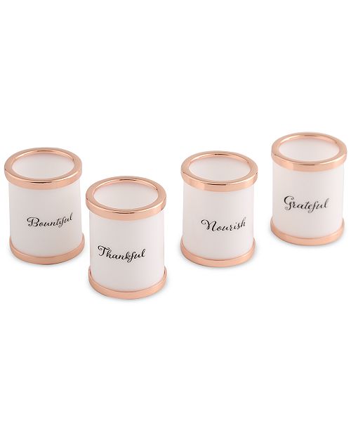 Thirstystone Closeout Harvest Napkin Rings Set Of 4 Reviews