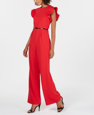 Calvin klein jumpsuit macy's on sale