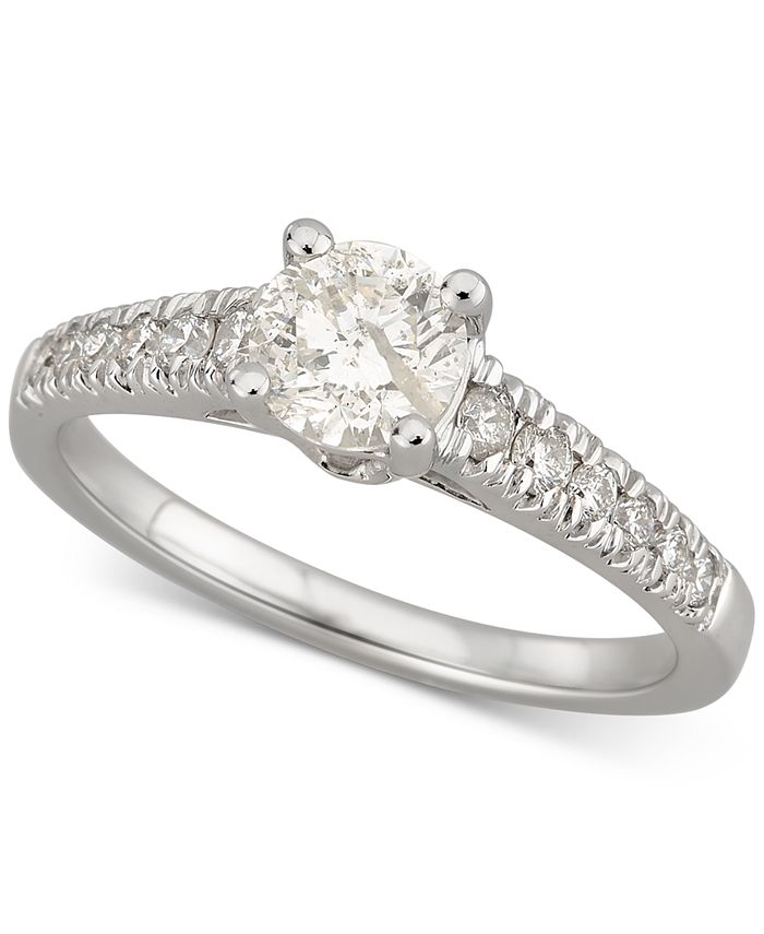 Macy's engagement shop rings yellow gold