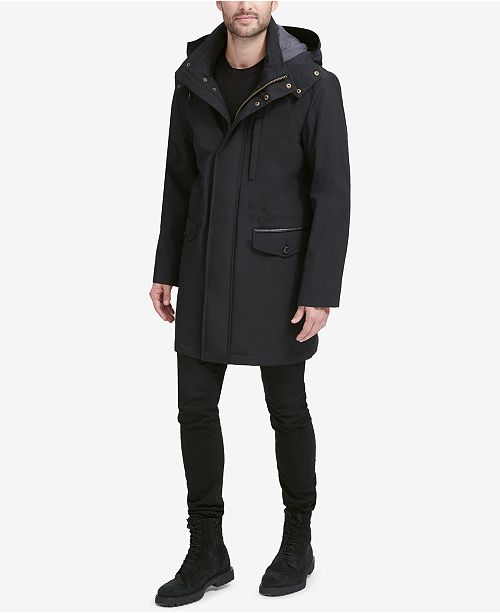 Cole Haan Men S Bonded Car Coat Parka Reviews Men Macy S