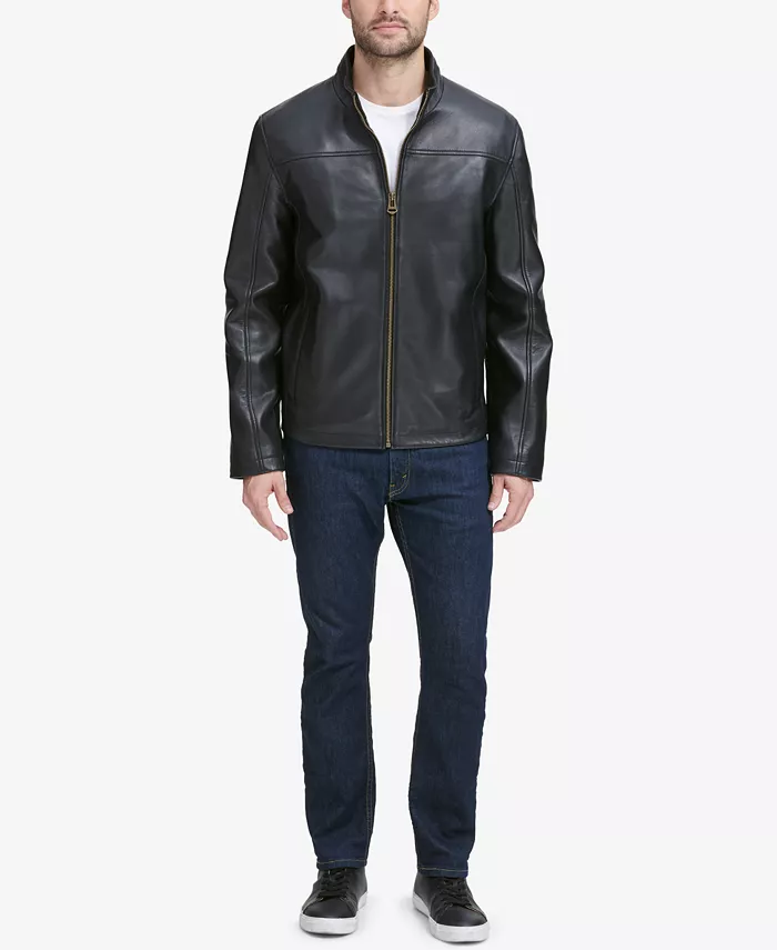 Men's Smooth Leather Jacket - thumbnail 4