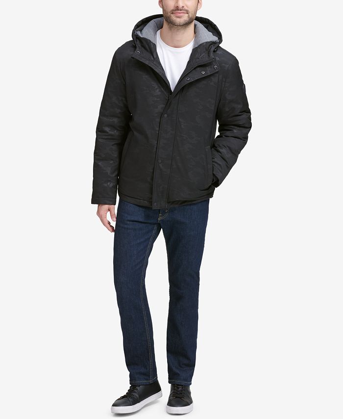 Cole haan men's oxford hooded top jacket