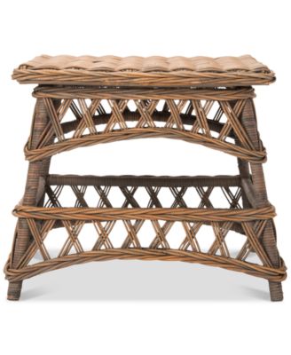 Sora Wicker Accent Table