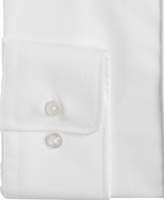 Men's Slim Fit Solid Cotton Dress Shirt