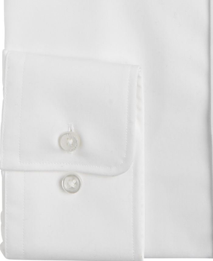 Hugo Boss Men's Slim Fit Solid Cotton Dress Shirt - Macy's