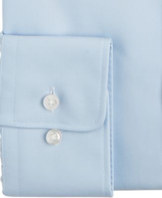 Men's Slim Fit Solid Cotton Dress Shirt