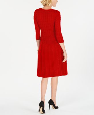 cable knit sweater dress