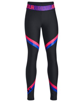 Under Armour - Big Girls Armour HeatGear Colorblocked Leggings