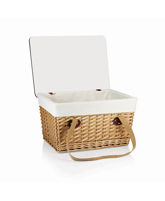 Picnic Time Brown Canasta Grande Wicker Basket Macy's
