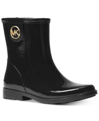 black michael kors rain boots