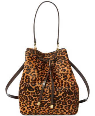 Lauren Ralph Lauren - Leopard Debby Drawstring Bag