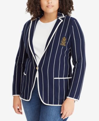 ralph lauren plus size blazer