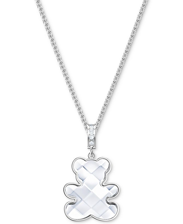 Swarovski bear pendant