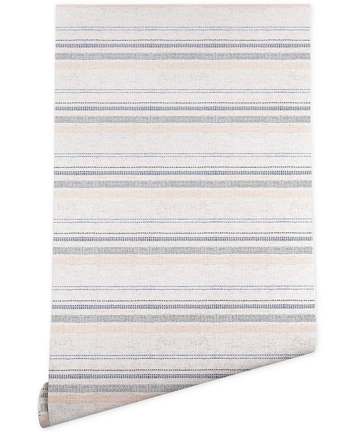 Deny Designs - Holli Zollinger French Linen Stripe Navy Wallpaper