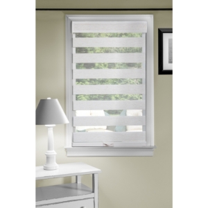 Achim Celestial Sheer Cordless Double Layered Window Shade, 48" X 72" In Linen