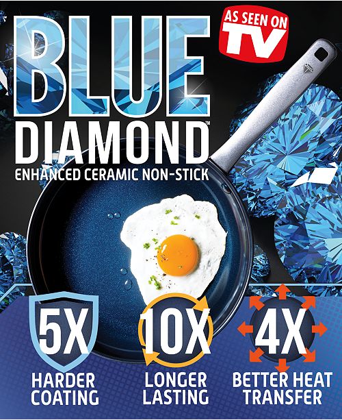 Blue Diamond As Seen on TV! 10Pc. Cookware Set Cookware & Cookware
