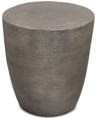Furniture - Nova Metal Drum End Table