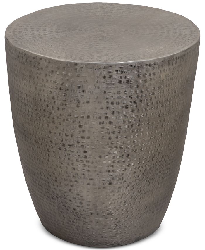 Furniture Nova Metal Drum End Table Macy's