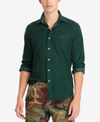 ralph lauren classic fit corduroy shirt