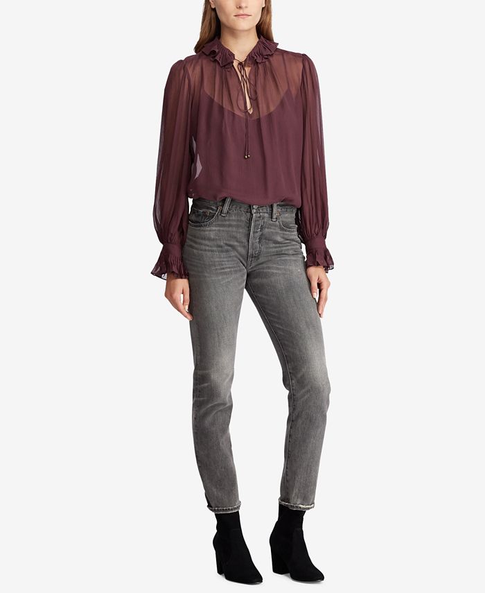 Polo Ralph Lauren Peasant Top Macy's