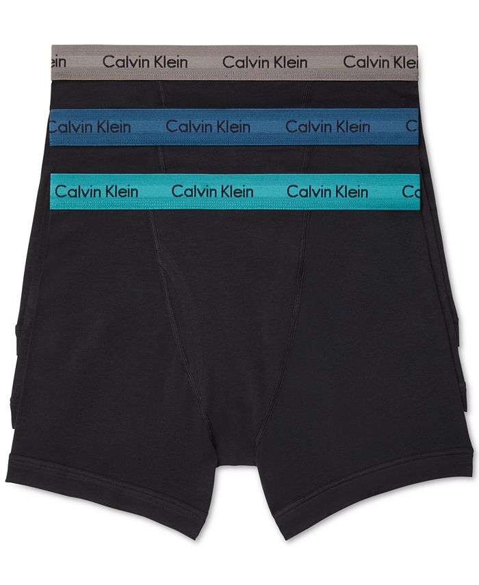 Calvin Klein Men's Cotton Stretch Boxer Briefs 3Pack NU2666 Macy's