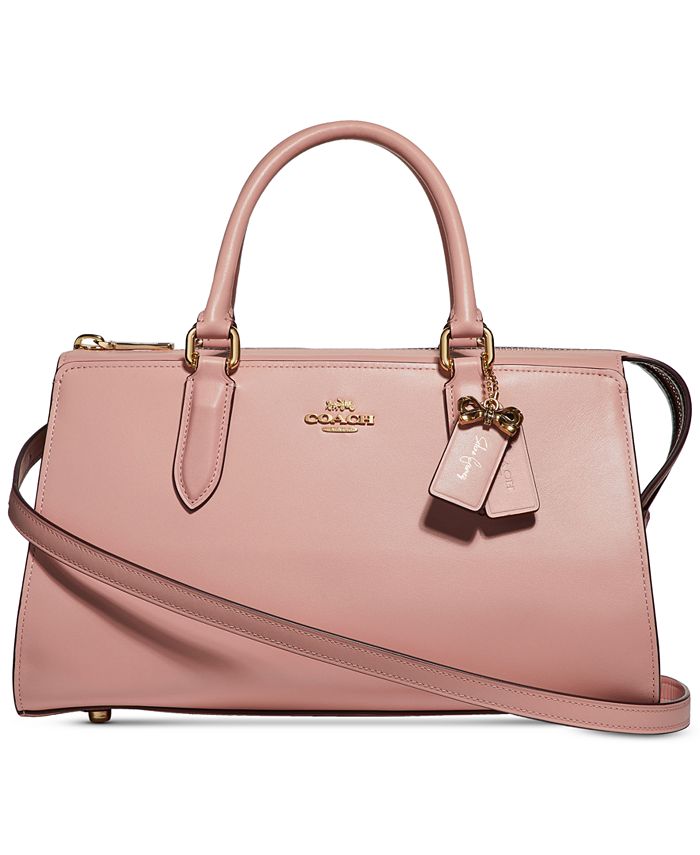 COACH Selena Gomez Leather Satchel Macy s