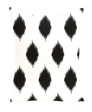 E By Design 16 Inch Black Decorative Geometric Throw Pillow