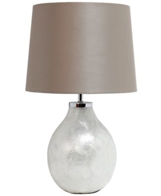 All The Rages - 1 Light Pearl Table Lamp with Fabric Shade
