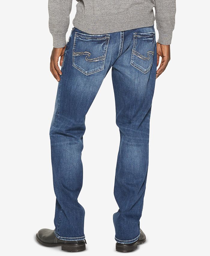 Silver Jeans Co. Men's Grayson EasyStraight Fit Stretch Jeans Macy's
