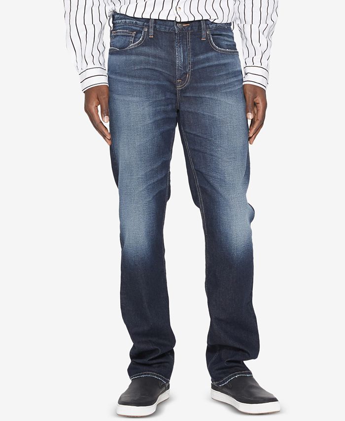 Silver Jeans Co. Men's Grayson EasyStraight Fit Stretch Jeans Macy's