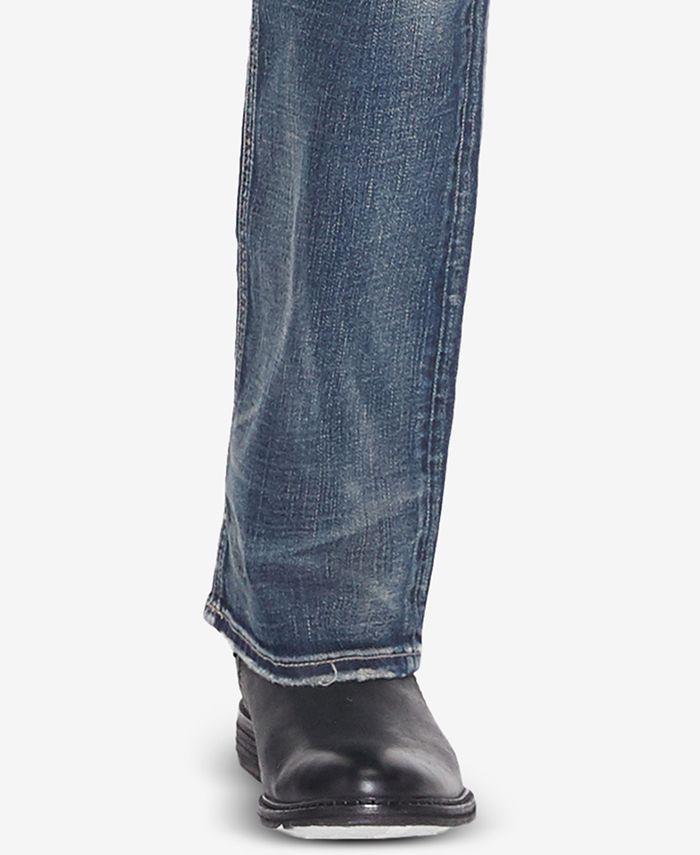 Silver Jeans Co. Men's Zac Relaxed-Straight Fit Stretch Jeans - Macy's
