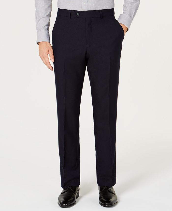 Perry Ellis Men's Slim-Fit Comfort Stretch Navy Solid Suit - Macy's