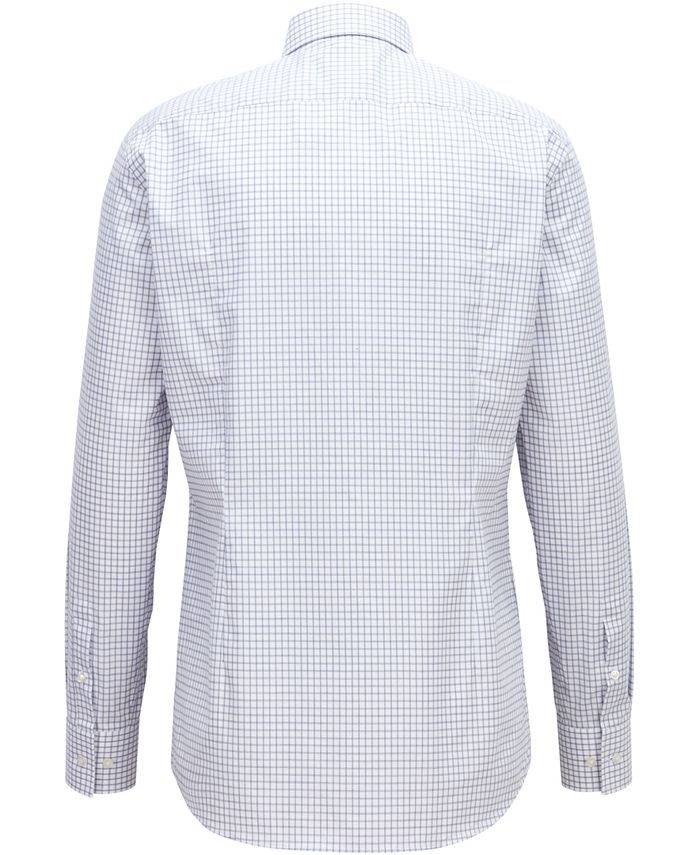 Hugo Boss BOSS Men's Slim-Fit Twill Cotton Shirt - Macy's