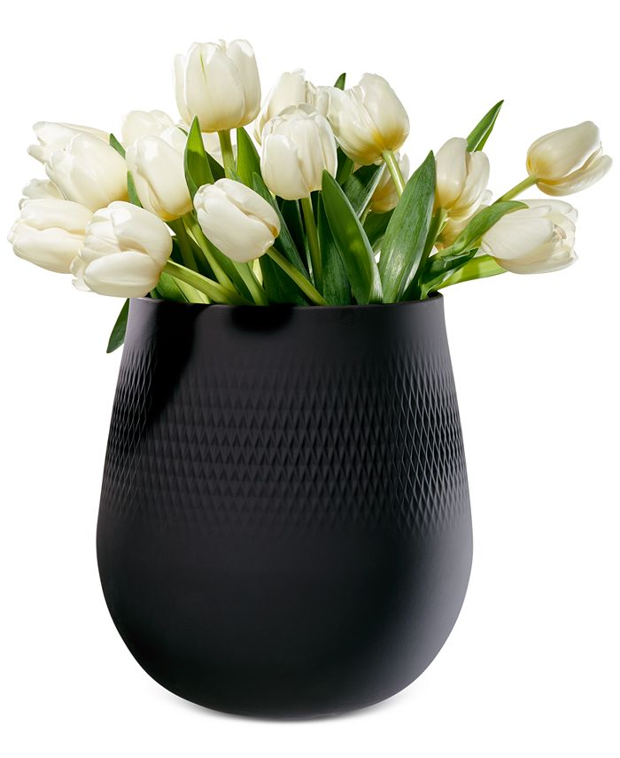 Villeroy & Boch Black Carre Vase NO.1 Macy's