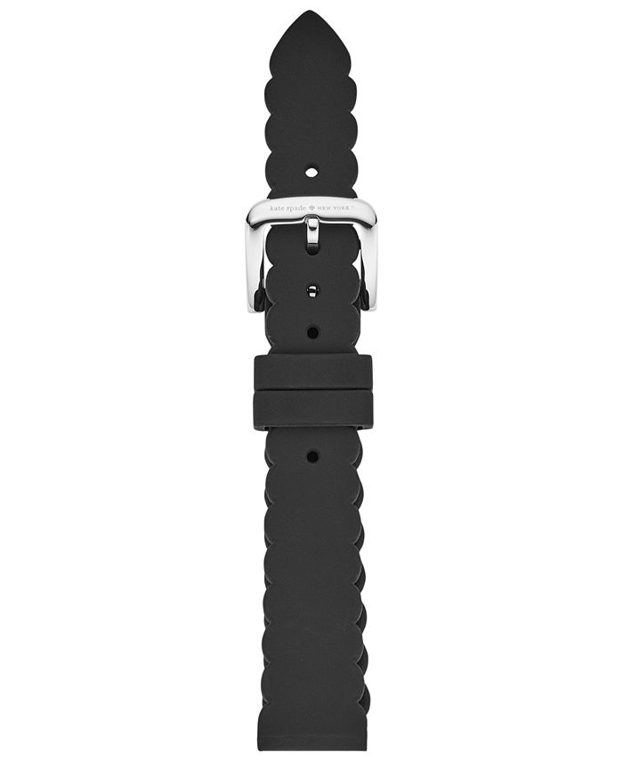 kate spade new york Women's Black Silicone Smart Watch Strap & Reviews -  All Fashion Jewelry - Jewelry & Watches - Macy's