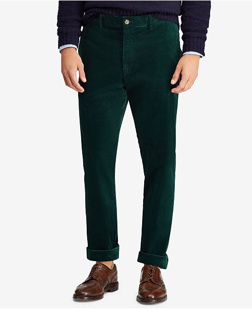 mens green corduroy pants