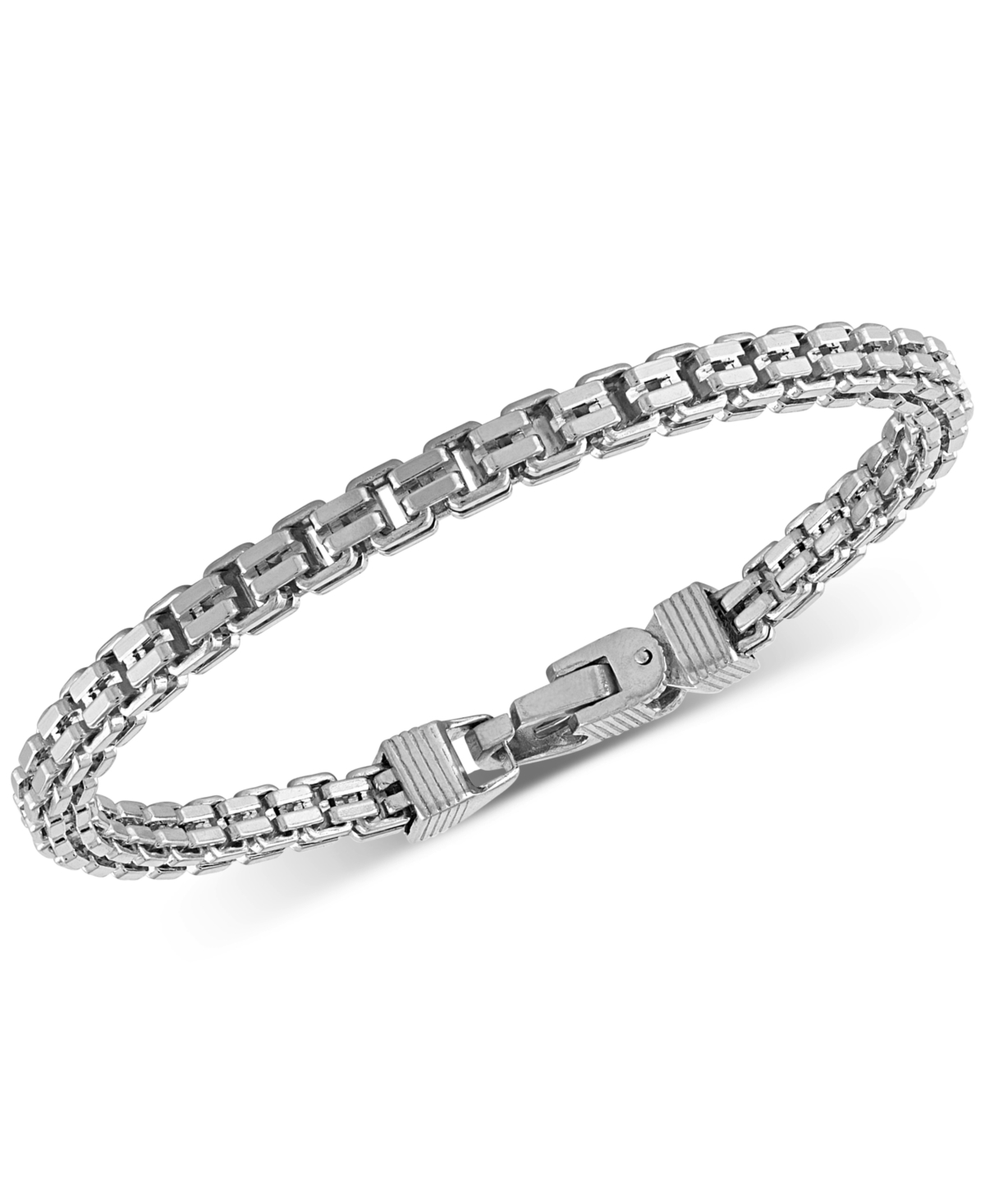 Double Box Link Bracelet in Sterling Silver, Created for Macy's - Sterling Silver